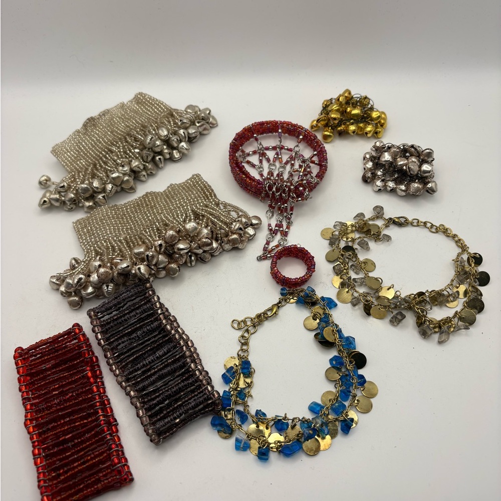 Lot of 9 Bohemian bracelets